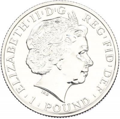 1 фунт 2011 года Великобритания «Британия»