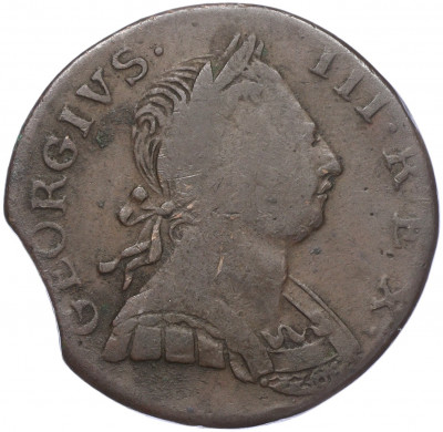 1/2 пенни 1774 года Великобритания