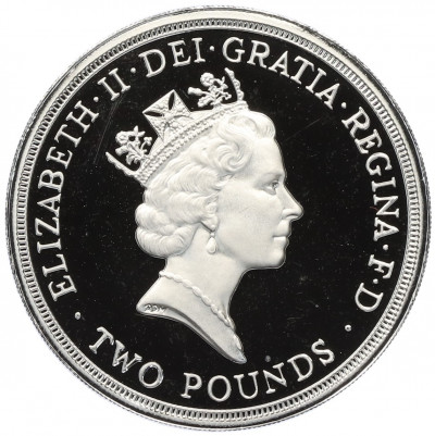 2 фунта 1986 года Великобритания «XIII Игры Содружества»