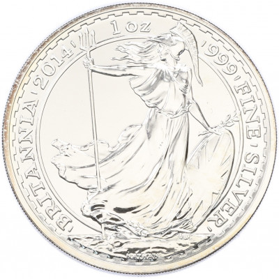 2 фунта 2014 года Великобритания «Британия»