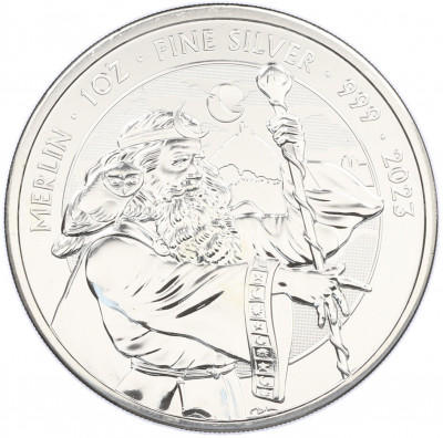 2 фунта 2023 года Великобритания «Мифы и легенды — Мерлин»