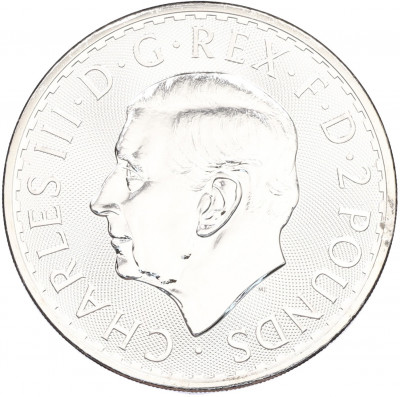 2 фунта 2025 года Великобритания «Британия»