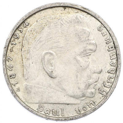 2 рейхсмарки 1938 года B Германия