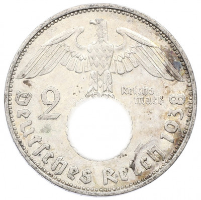 2 рейхсмарки 1938 года E Германия