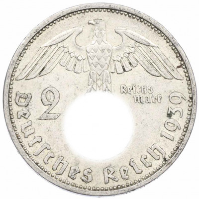 2 рейхсмарки 1939 года A Германия