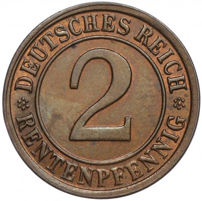 2 рентенпфеннига 1923 года G Германия