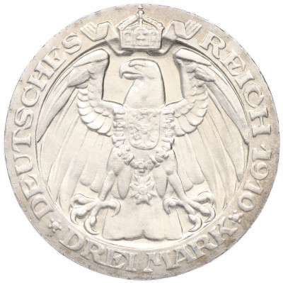 3 марки 1910 года Германия (Пруссия) «Берлинский университет»