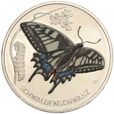5 евро 2023 года G Германия «Чудесный мир насекомых — Махаон»