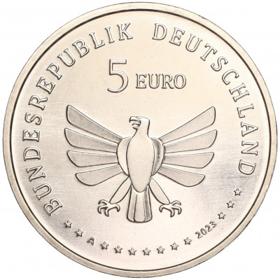 5 евро 2023 года А Германия «Чудесный мир насекомых — Семиточечная коровка»