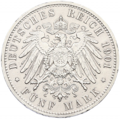 5 марок 1901 года Германия (Пруссия) «200-летие Пруссии»