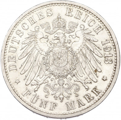 5 марок 1913 года Германия (Баден)