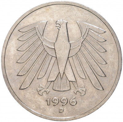 5 марок 1996 года D Германия