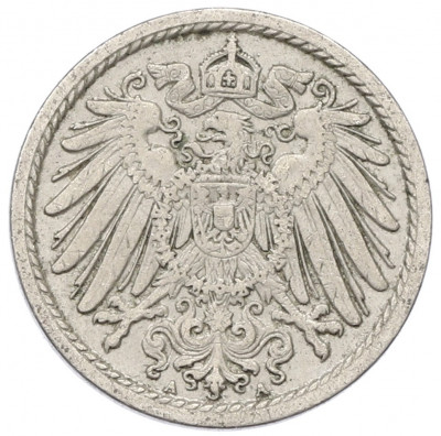 5 пфеннигов 1906 года A Германия