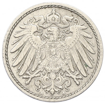 5 пфеннигов 1910 года A Германия