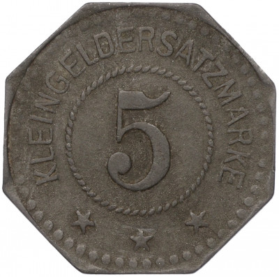 5 пфеннигов 1917 года Германия — город Зост (Нотгельд)