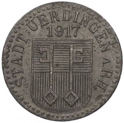 5 пфеннигов 1917 года Германия — город Юрдинген (Нотгельд)