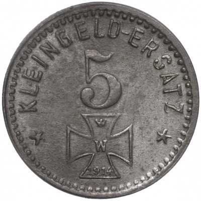 5 пфеннигов 1918 года Германия — город Вальдзее (Нотгельд)