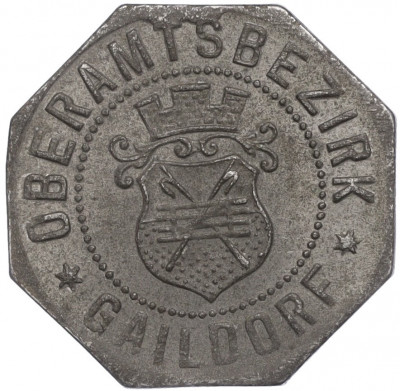 5 пфеннигов 1918 года Германия — город Гайльдорф (Нотгельд)
