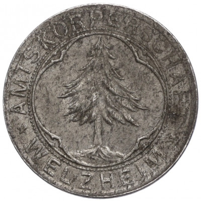 5 пфеннигов 1918 года Германия — город Вельцхайм (Нотгельд)