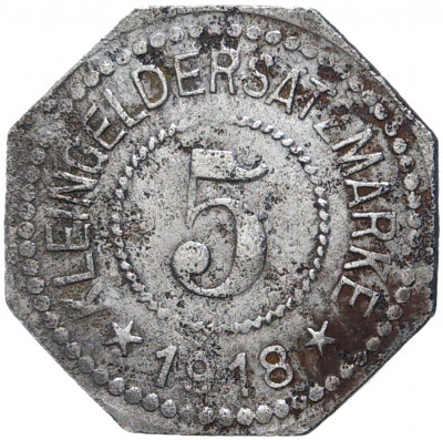 5 пфеннигов 1918 года Германия — город Херсфельд (Нотгельд)