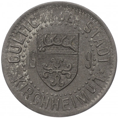 5 пфеннигов 1919 года Германия — город Кирххайм-унтер-Текк (Нотгельд)