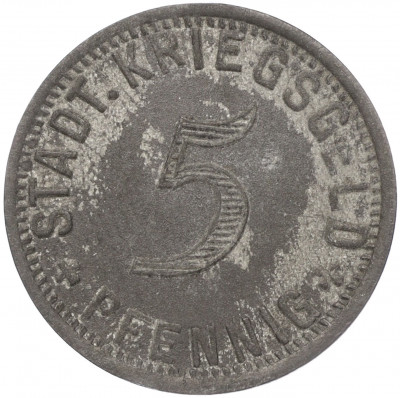 5 пфеннигов 1919 года Германия — город Кирххайм-унтер-Текк (Нотгельд)