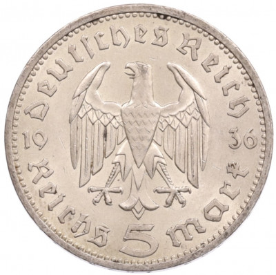 5 рейхсмарок 1936 года A Германия