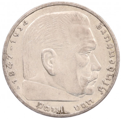 5 рейхсмарок 1936 года A Германия