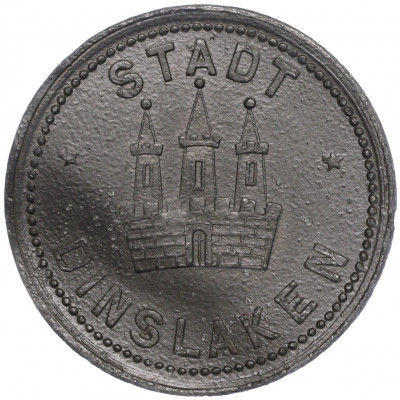 50 пфеннигов 1917 года Германия — город Динслакен (Нотгельд)