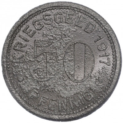 50 пфеннигов 1917 года Германия — город Динслакен (Нотгельд)