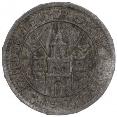 50 пфеннигов 1917 года Германия — город Унна (Нотгельд)