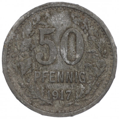 50 пфеннигов 1917 года Германия — город Унна (Нотгельд)