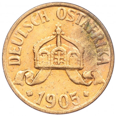 1/2 геллера 1905 года A Германская Восточная Африка