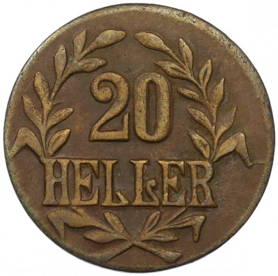 20 геллеров 1916 года Германская Ост-Африка