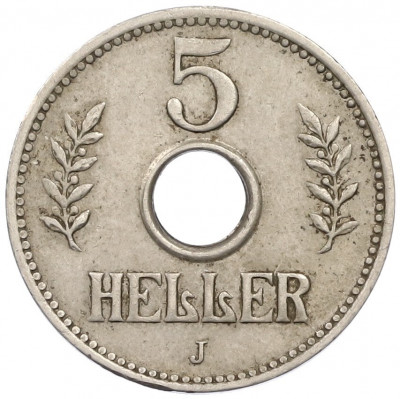 5 геллеров 1914 года Германская Ост-Африка