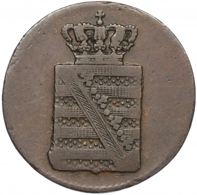 1 пфенниг 1838 года Саксония