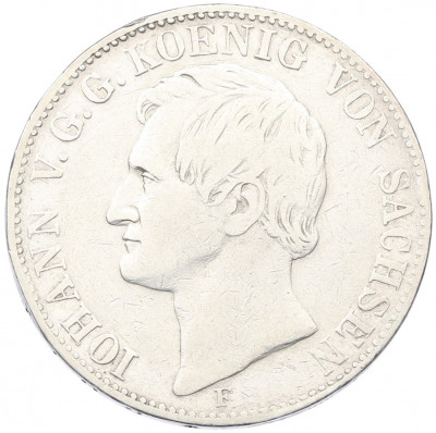 1 союзный талер 1858 года Саксония