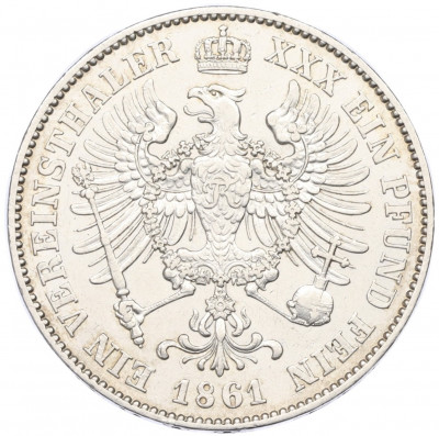 1 союзный талер 1861 года Пруссия
