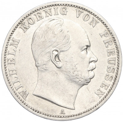 1 союзный талер 1867 года А Пруссия