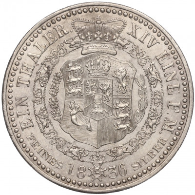 1 талер 1836 года Ганновер