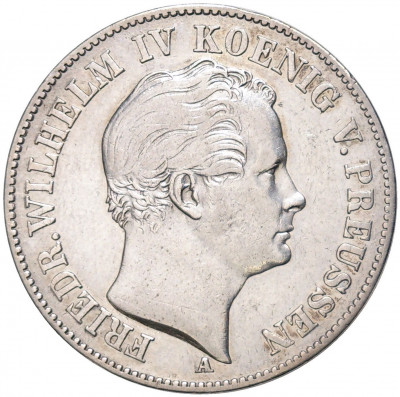 1 талер 1852 года Пруссия («Горный талер»)