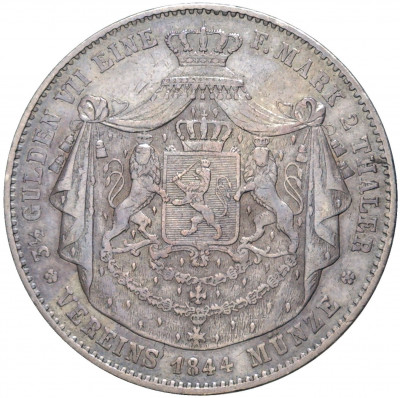2 талера 1844 года Гессен-Дармштадт