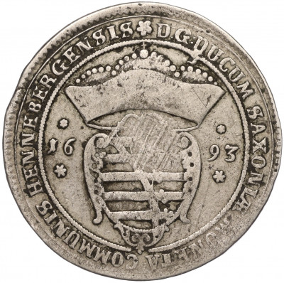 2/3 талера 1693 года Хеннеберг-Ильменау