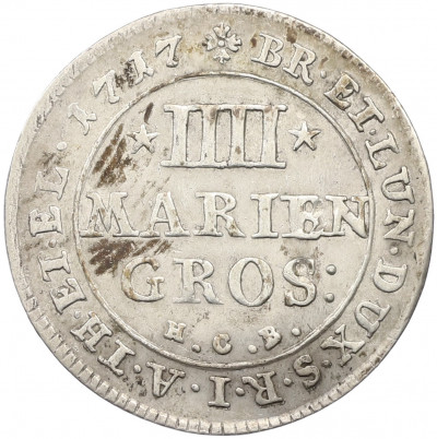 4 мариенгроша 1717 года Брауншвейг-Люнебург