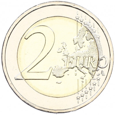 2 евро 2018 года Греция «70 лет cоюзу Додеканеса с Грецией»