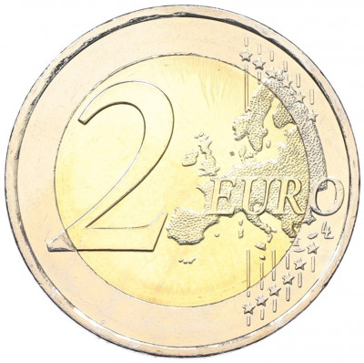 2 евро 2019 года Греция «100 лет со дня рождения Манолиса Андроникоса»