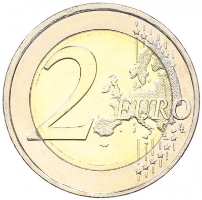 2 евро 2019 года Греция «150 лет со дня смерти Андреаса Калвоса»