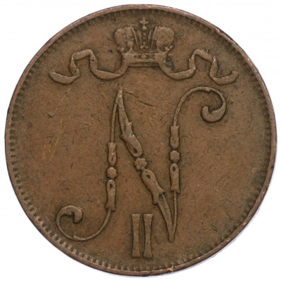 5 пенни 1906 года Русская Финляндия