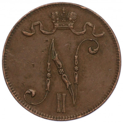 5 пенни 1913 года Русская Финляндия