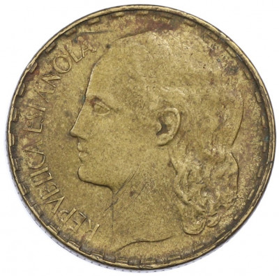 1 песета 1937 года Испания